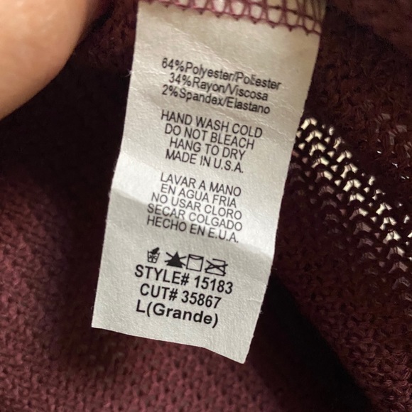 Red Large Lightweight Cardigan - Picture 5 of 5